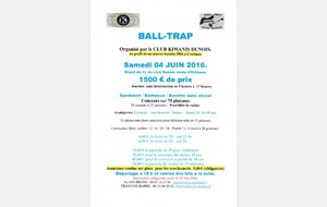 Ball trap du Kiwanis à Chateaudun - 04 Juin 2016 