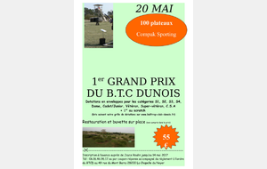 1er Grand Prix - BTC Dunois 20/05