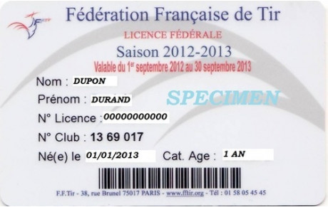 MODALITÉS D’OBTENTION D'UNE 1ère LICENCE FFBT